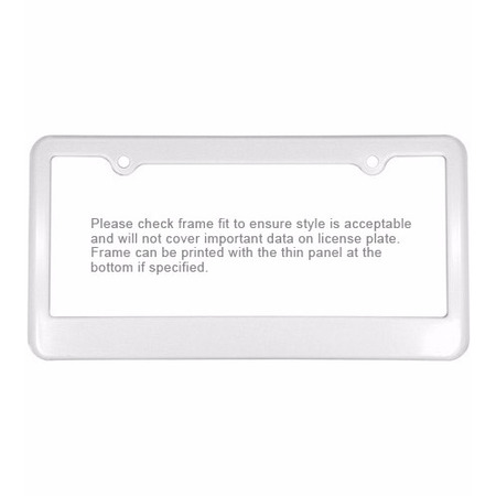 Picture of License Plate Frame w/2 Holes (Spot Color)