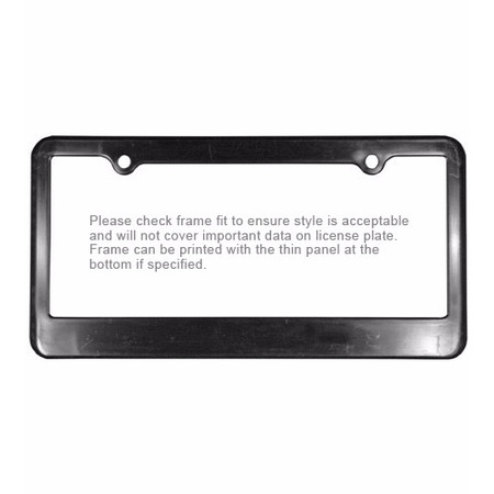 Picture of License Plate Frame w/2 Holes (Spot Color)