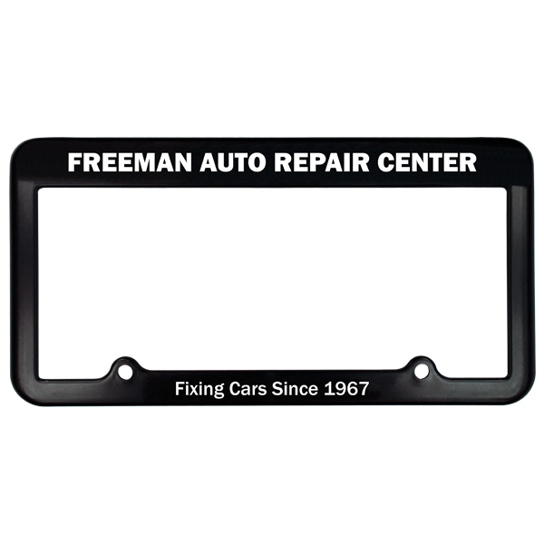 Picture of License Plate Frame w/2 Holes (Spot Color)