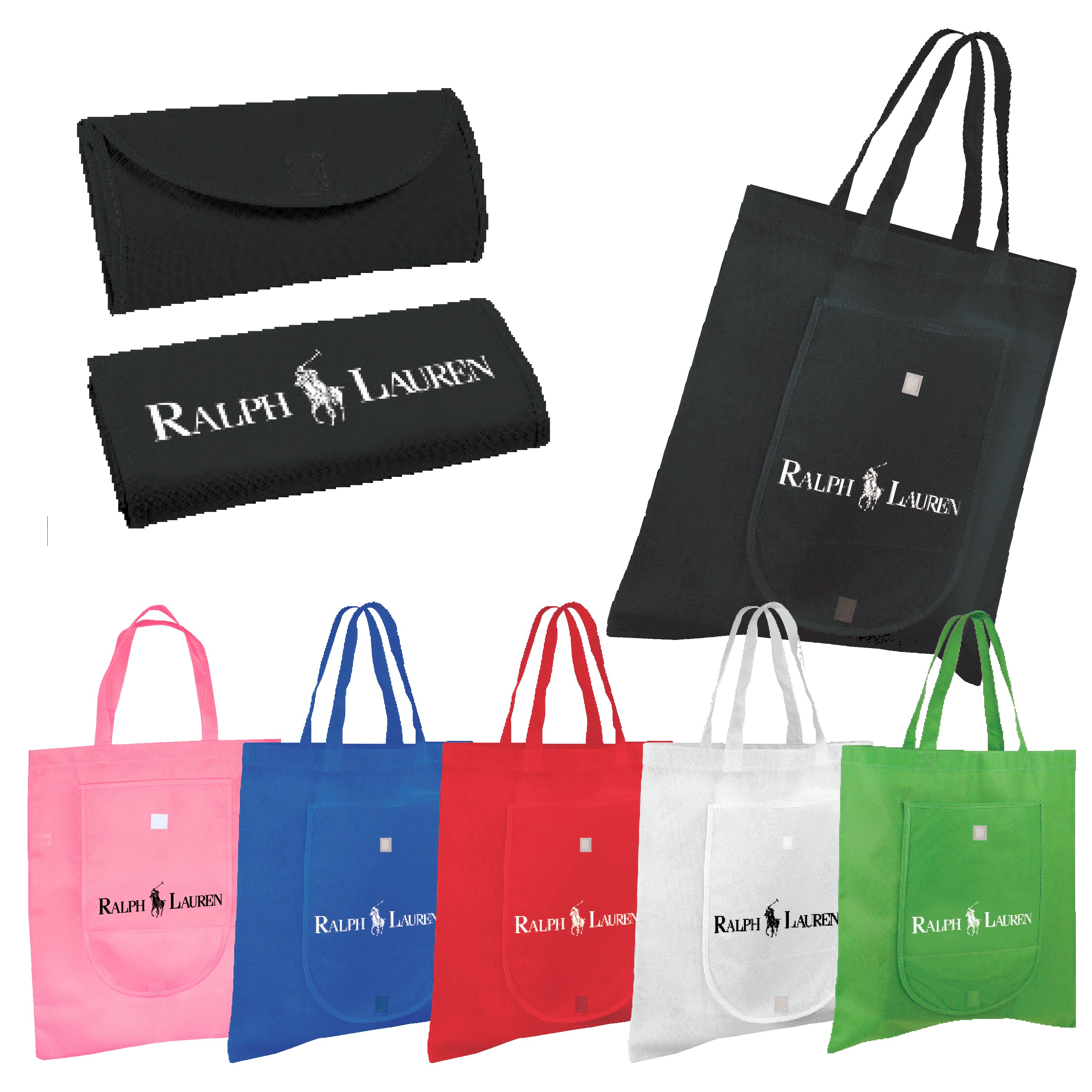 Picture of Non Woven Fold 'n Go Tote Bag (Spot Color)