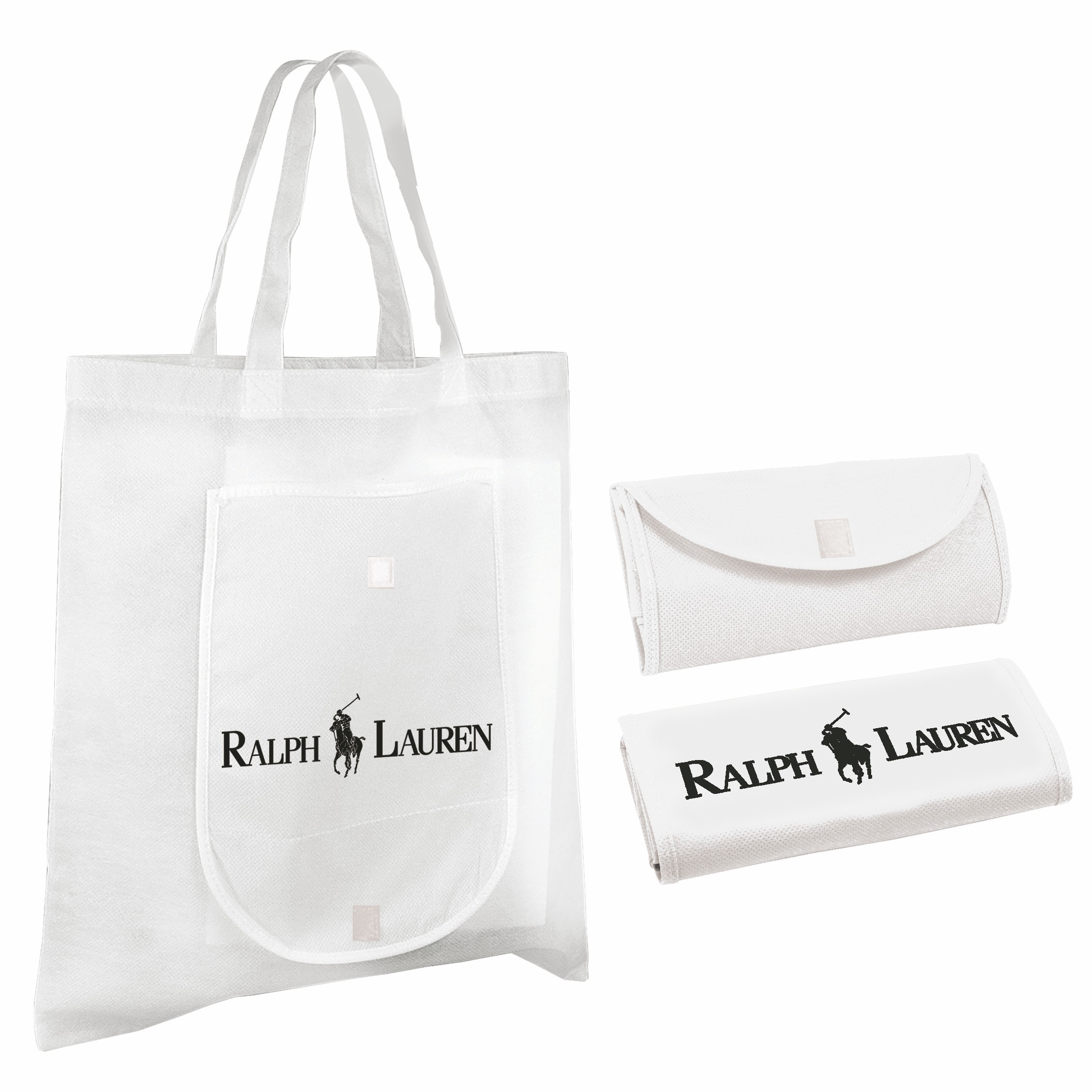 Picture of Non Woven Fold 'n Go Tote Bag (Spot Color)