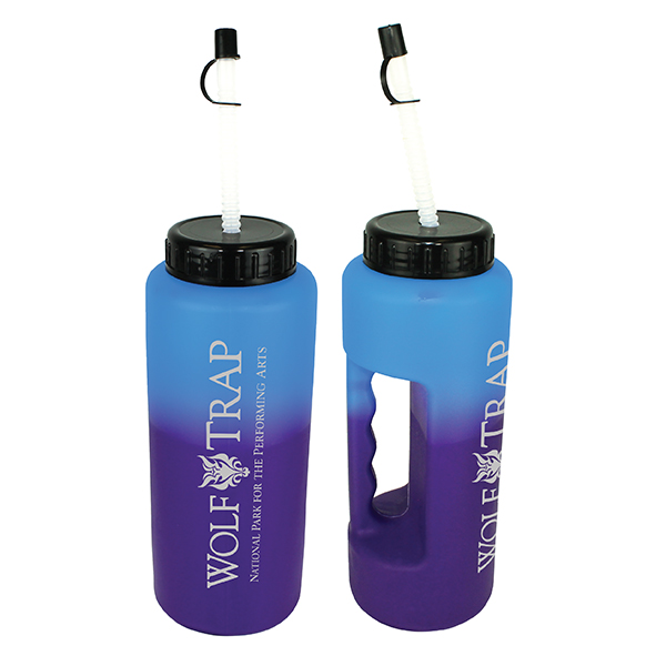 Picture of 32 Oz. Mood Grip Bottle w/Flexible Straw