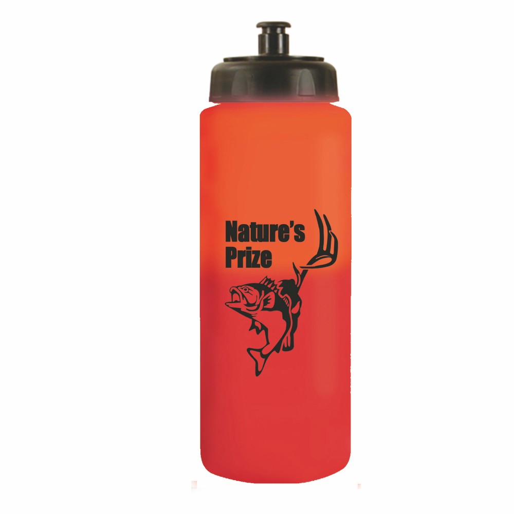 Picture of 32 Oz. Mood Sports Bottle w/Push 'n Pull Cap (Spot Color)