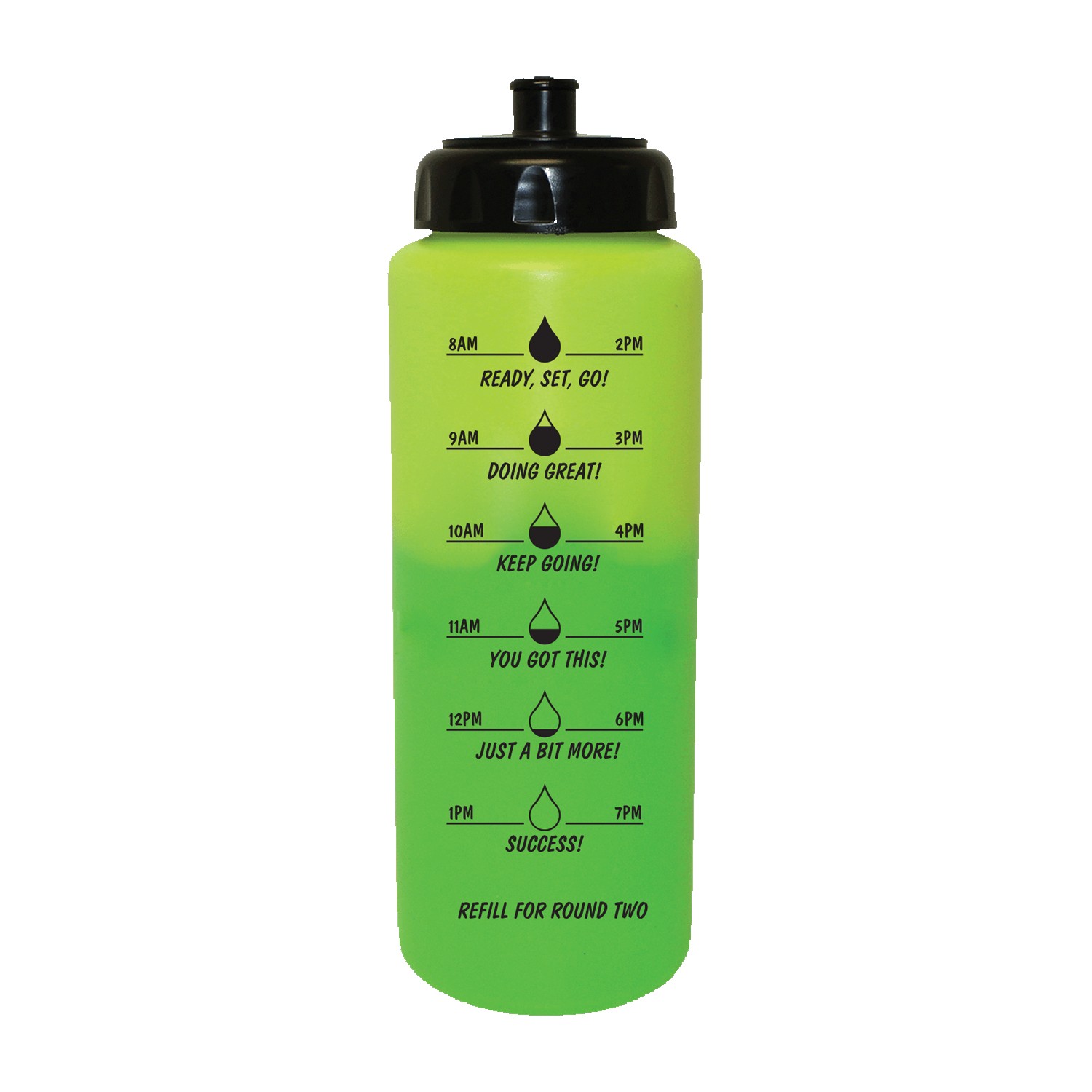 Picture of 32 Oz. Mood Sports Bottle w/Push 'n Pull Cap (Spot Color)