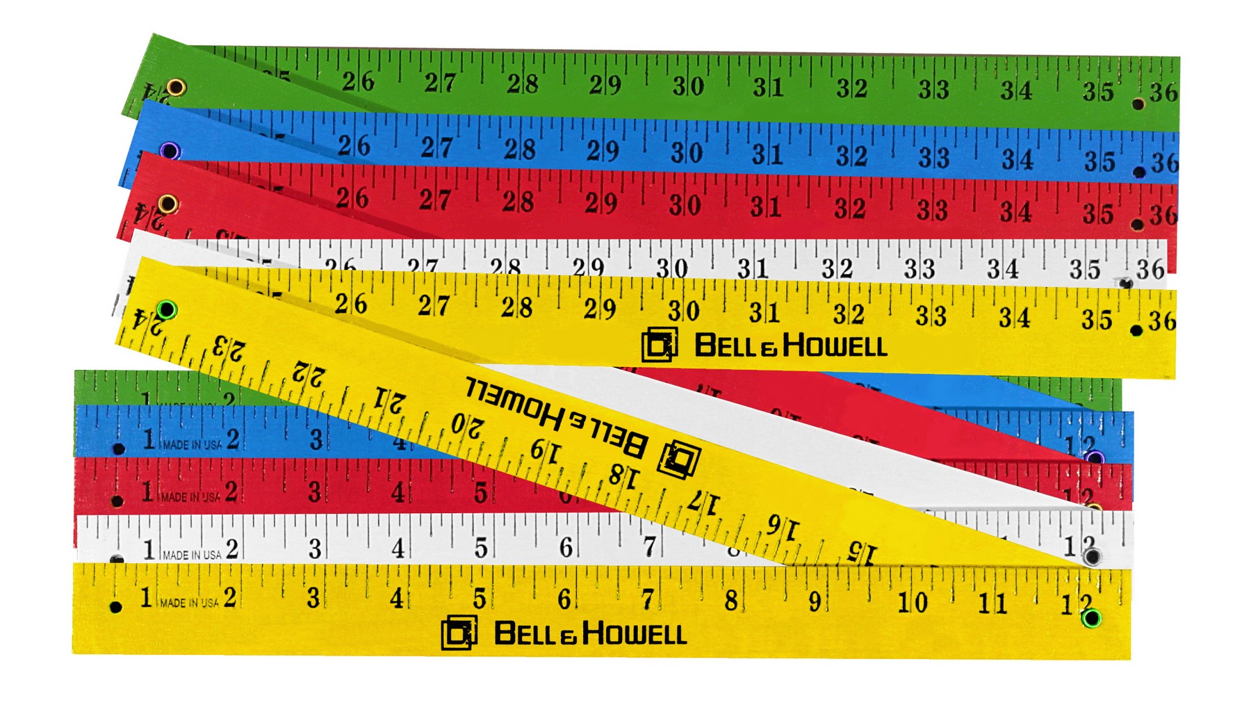 Picture of Enamel Finish Folding Yardstick