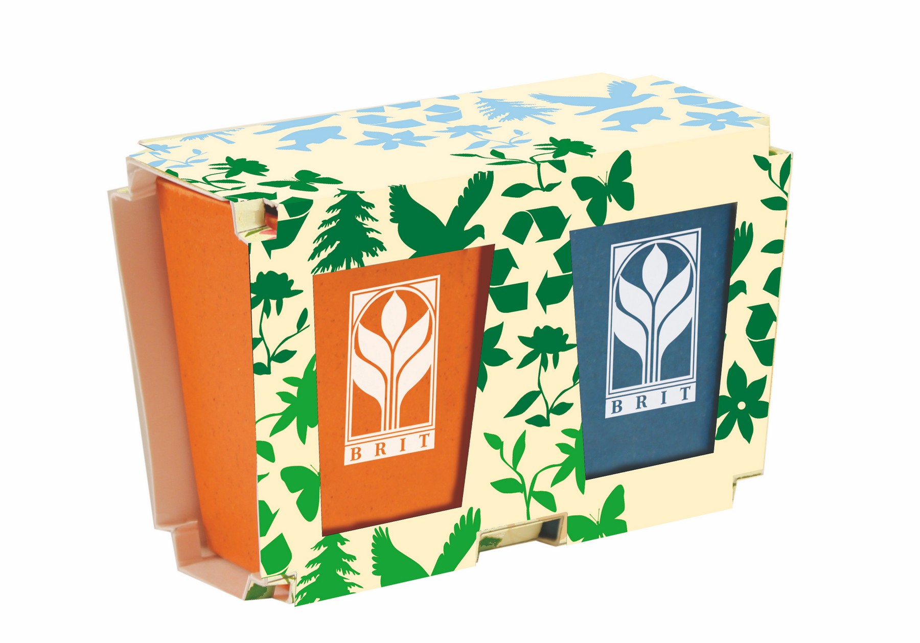 Picture of 2 Pack Promo Planter w/Seeds (Spot Color)