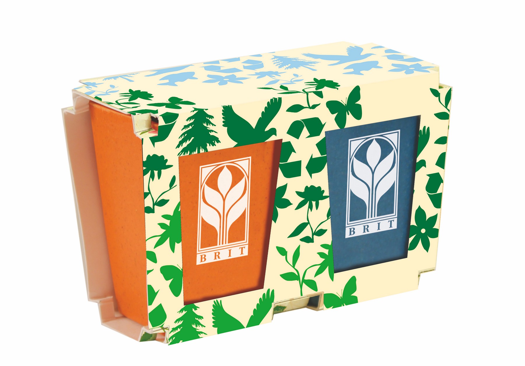 Picture of 2 Pack Promo Planter w/Seeds (Spot Color)