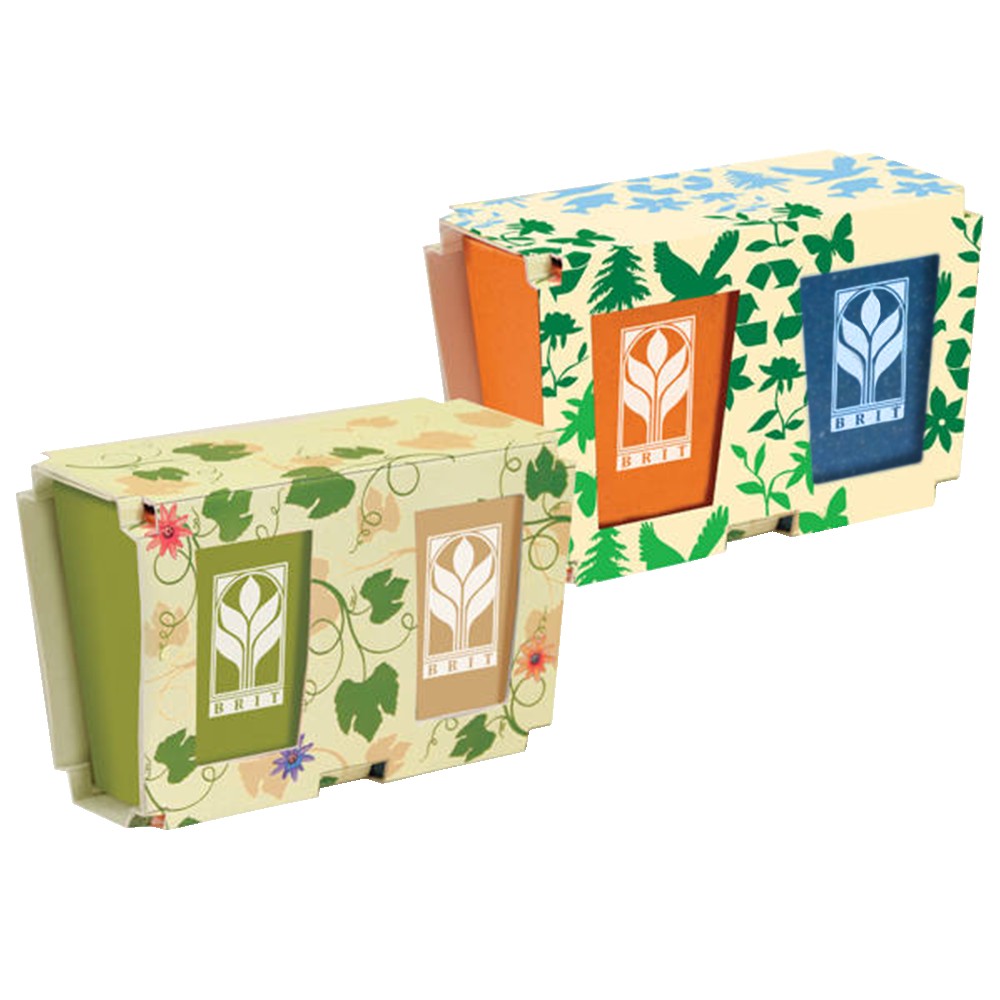 Picture of 2 Pack Promo Planter w/Seeds (Spot Color)