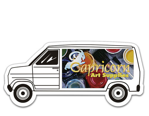 Picture of Van Stock Shape Magnet (Full Color Digital)
