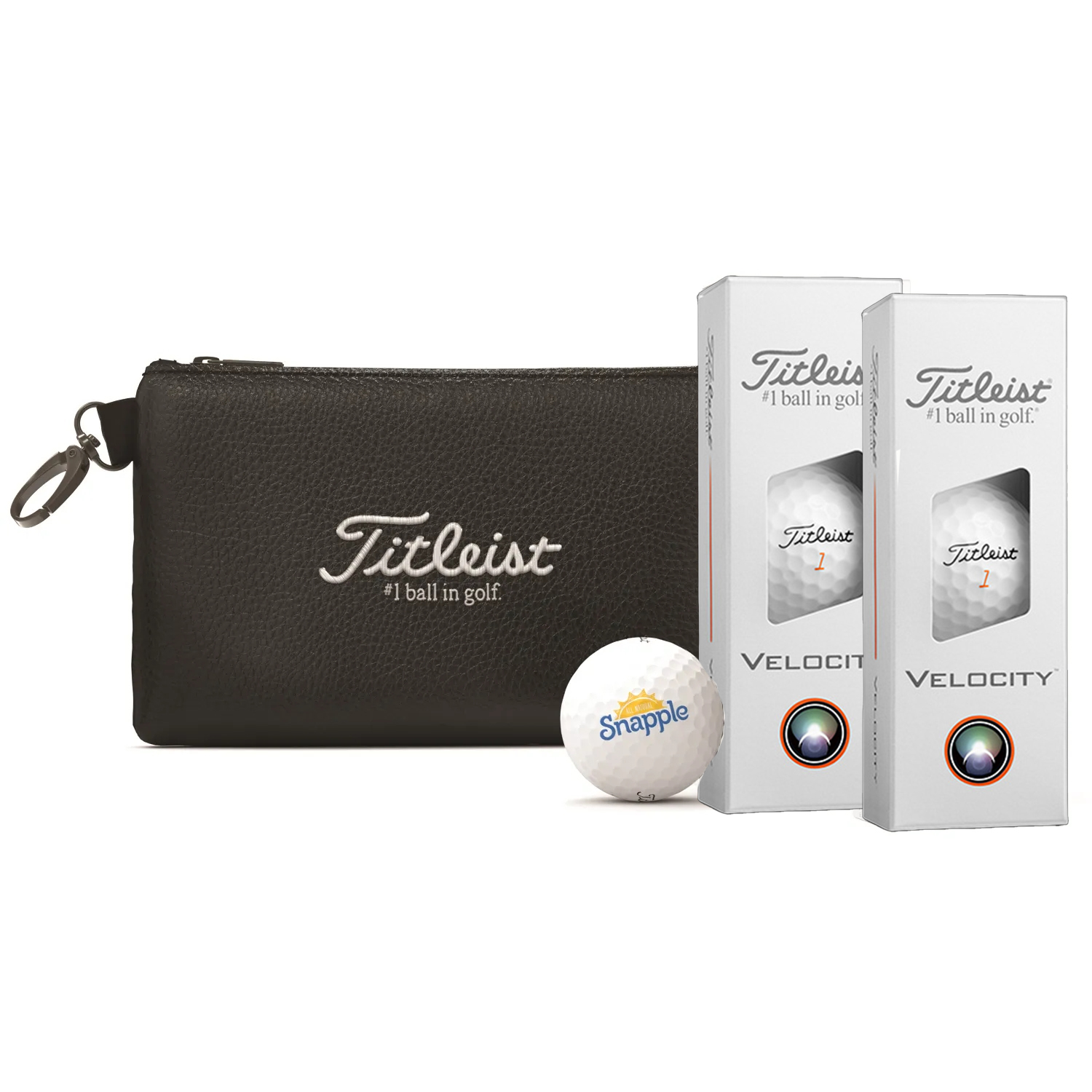 Picture of Titleist 6-Golf Ball Valuables Stock Pouch with Velocity