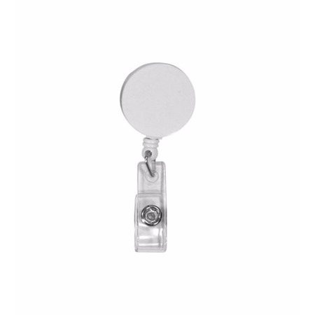 Picture of Round Retractable Badge Holder w/Alligator Clip (Spot Color)