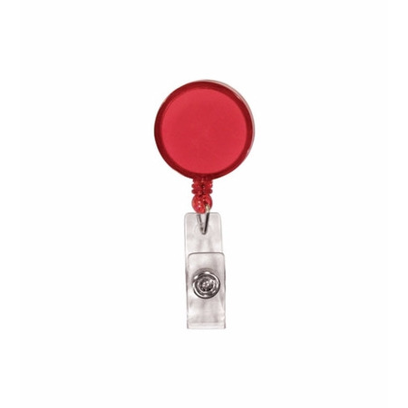 Picture of Round Retractable Badge Holder w/Alligator Clip (Spot Color)
