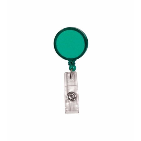 Picture of Round Retractable Badge Holder w/Alligator Clip (Spot Color)