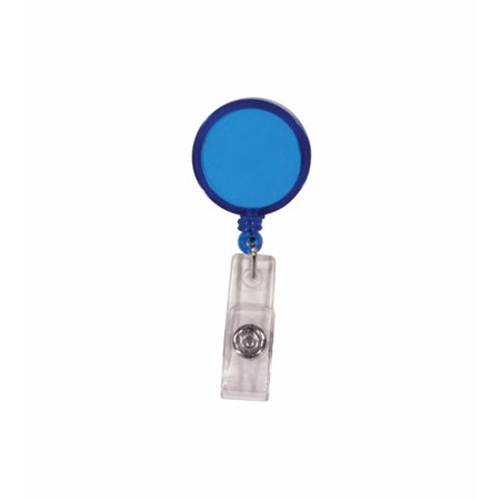 Picture of Round Retractable Badge Holder w/Alligator Clip (Spot Color)