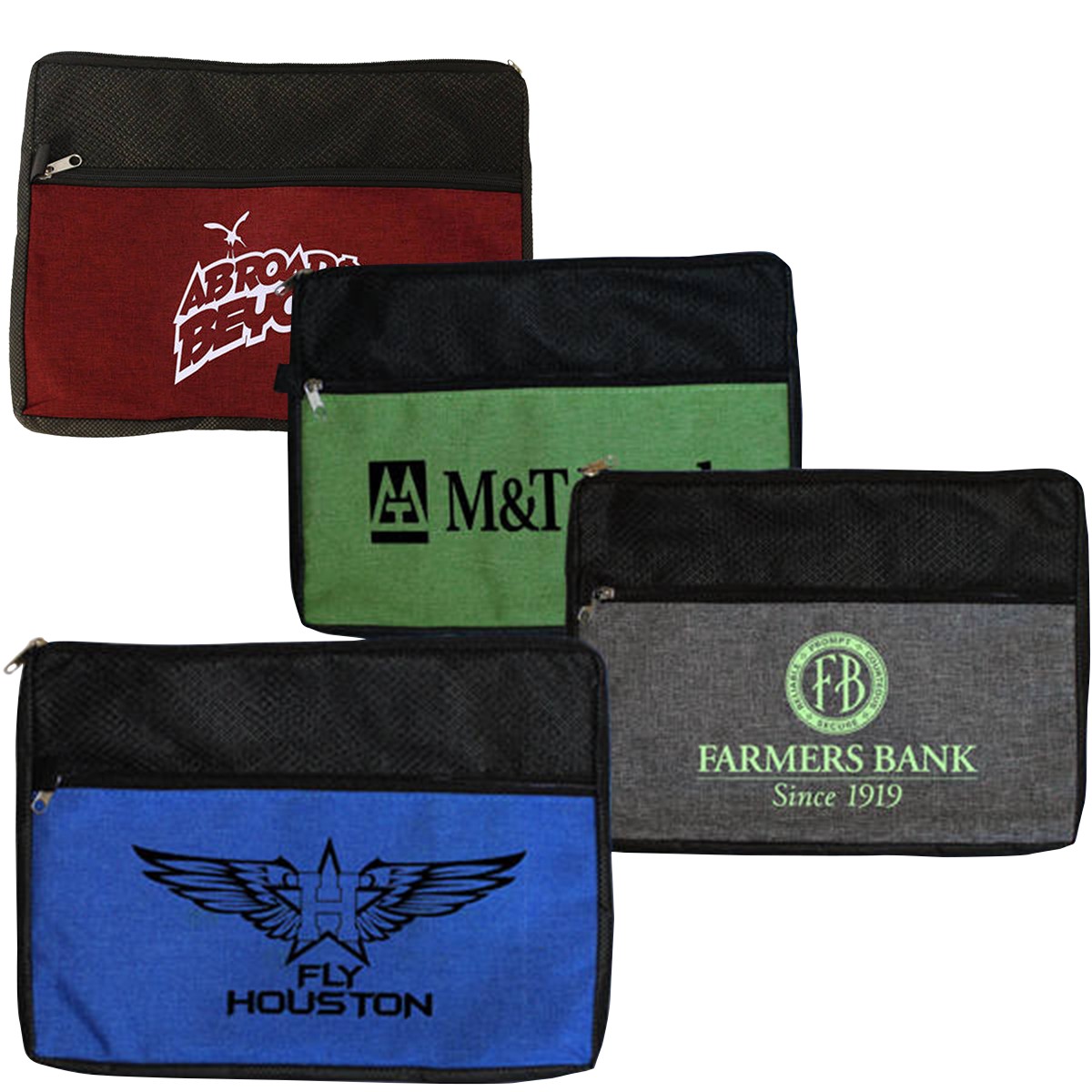 Picture of Double Zipper Accessory Bag