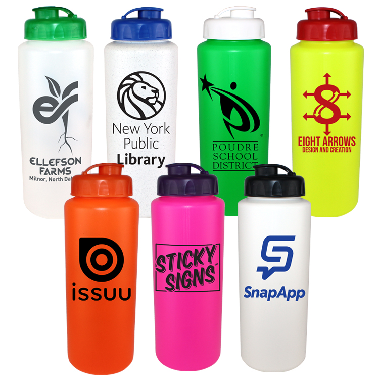 Picture of 32 Oz. Sports Bottle w/Flip Top Lid