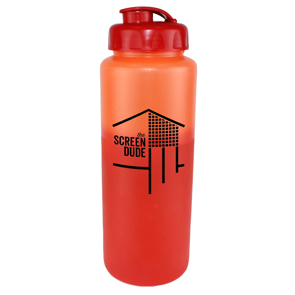Picture of 32 Oz. Mood Sports Bottle w/Flip Top Cap