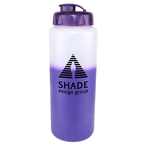 Picture of 32 Oz. Mood Sports Bottle w/Flip Top Cap