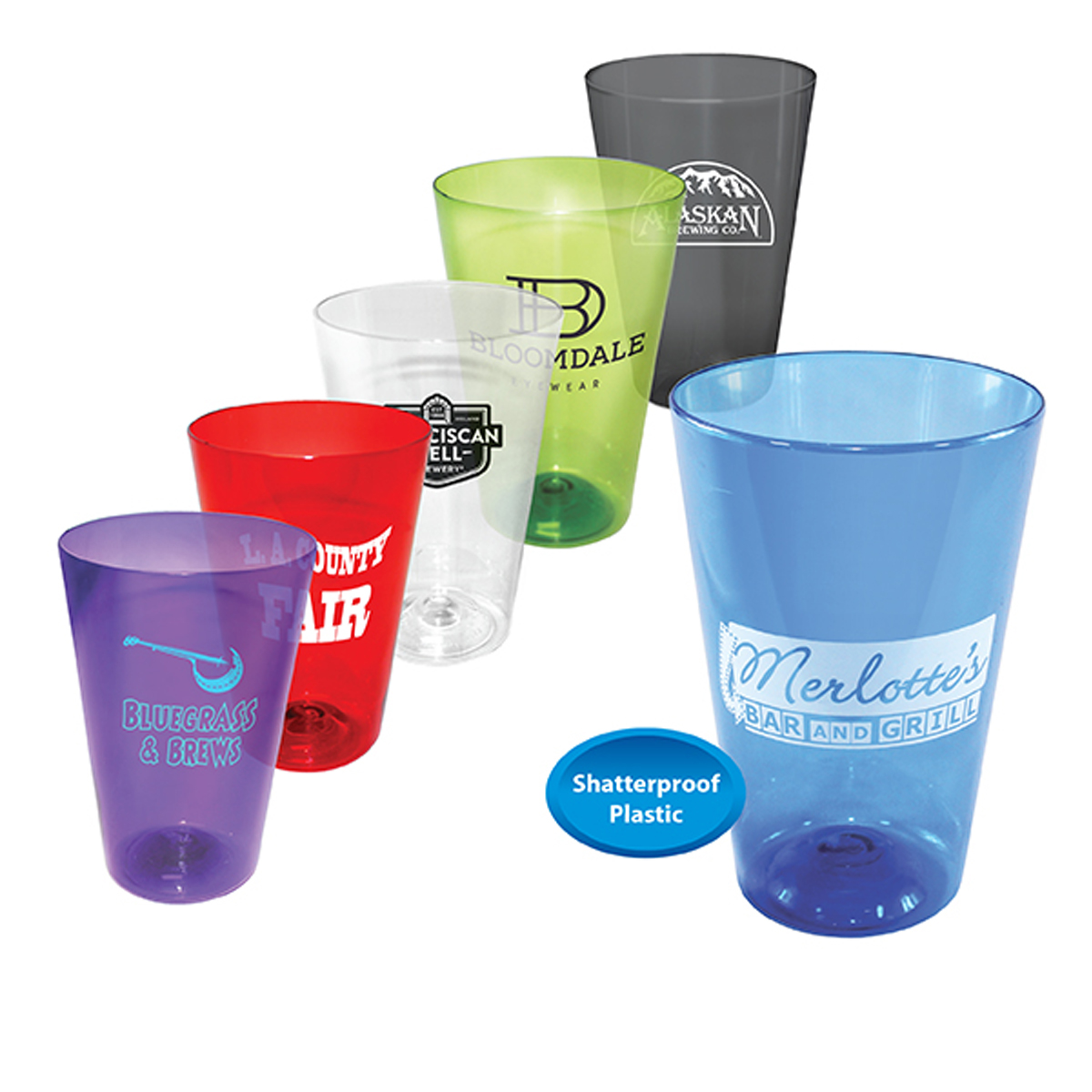 Picture of 16 Oz. Plastic Pint Glass