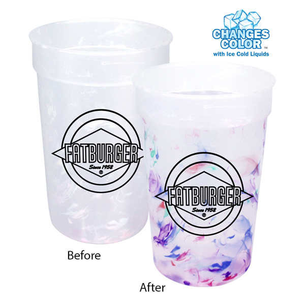Picture of 22 Oz. Rainbow Confetti Mood Cup