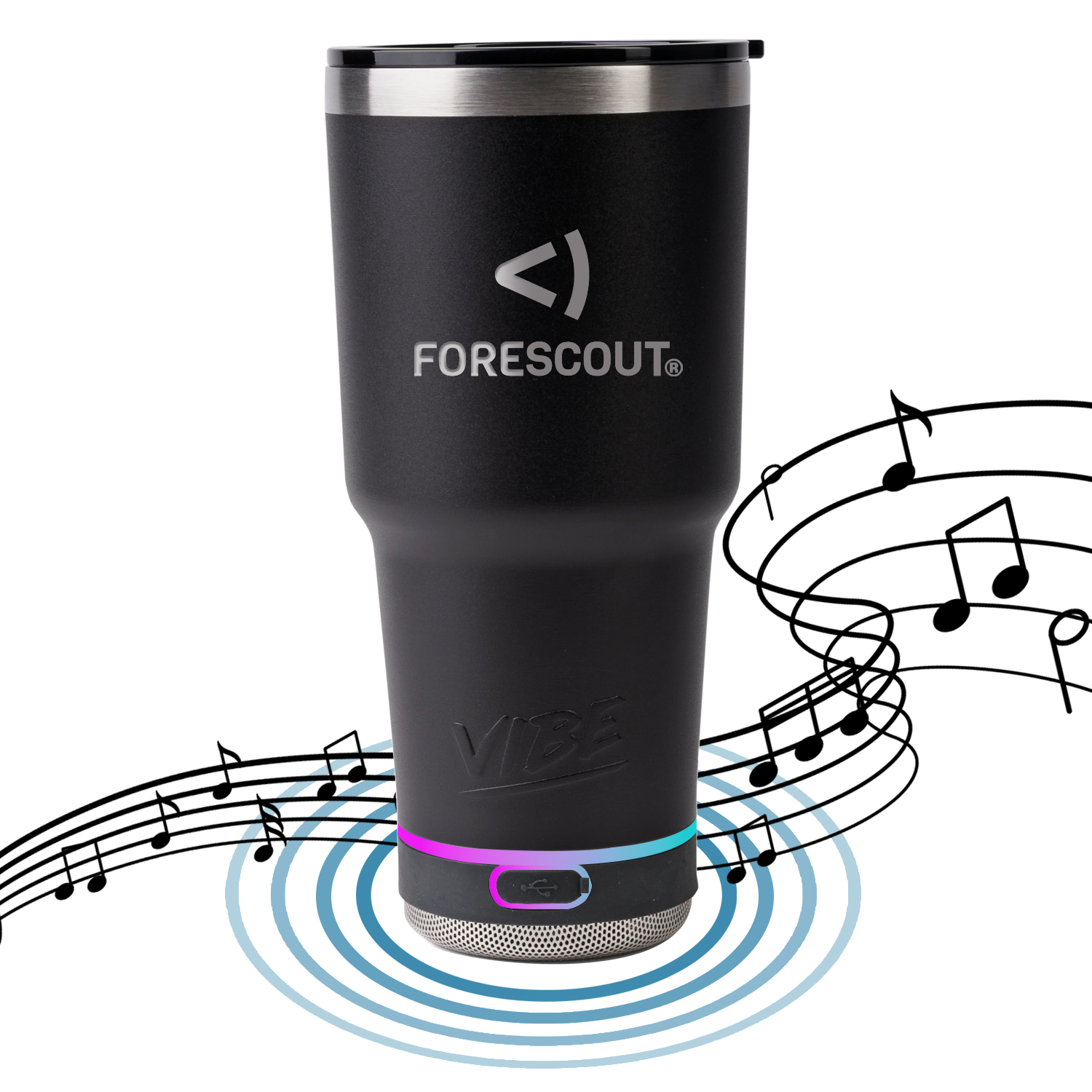 Picture of 28 Oz. Vibe Laser Engraved Speaker Tumbler