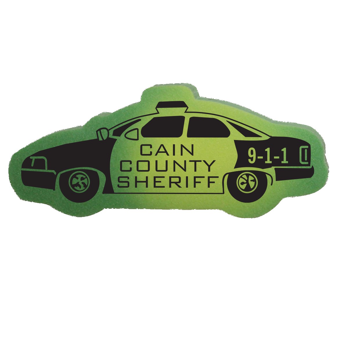 Picture of Mood Police Car Die Cut Erasers