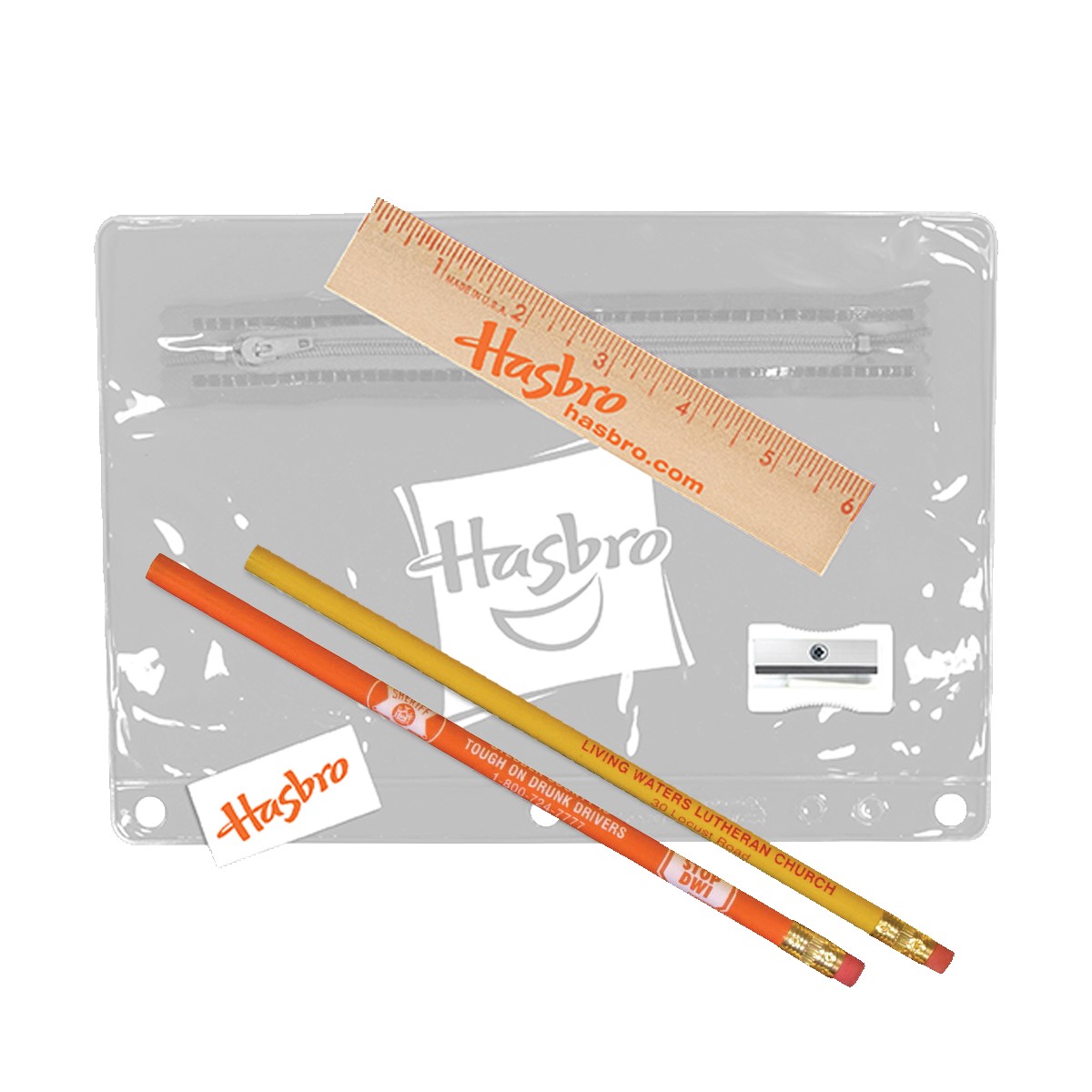 Picture of Premium Transparent School Kit with Eraser