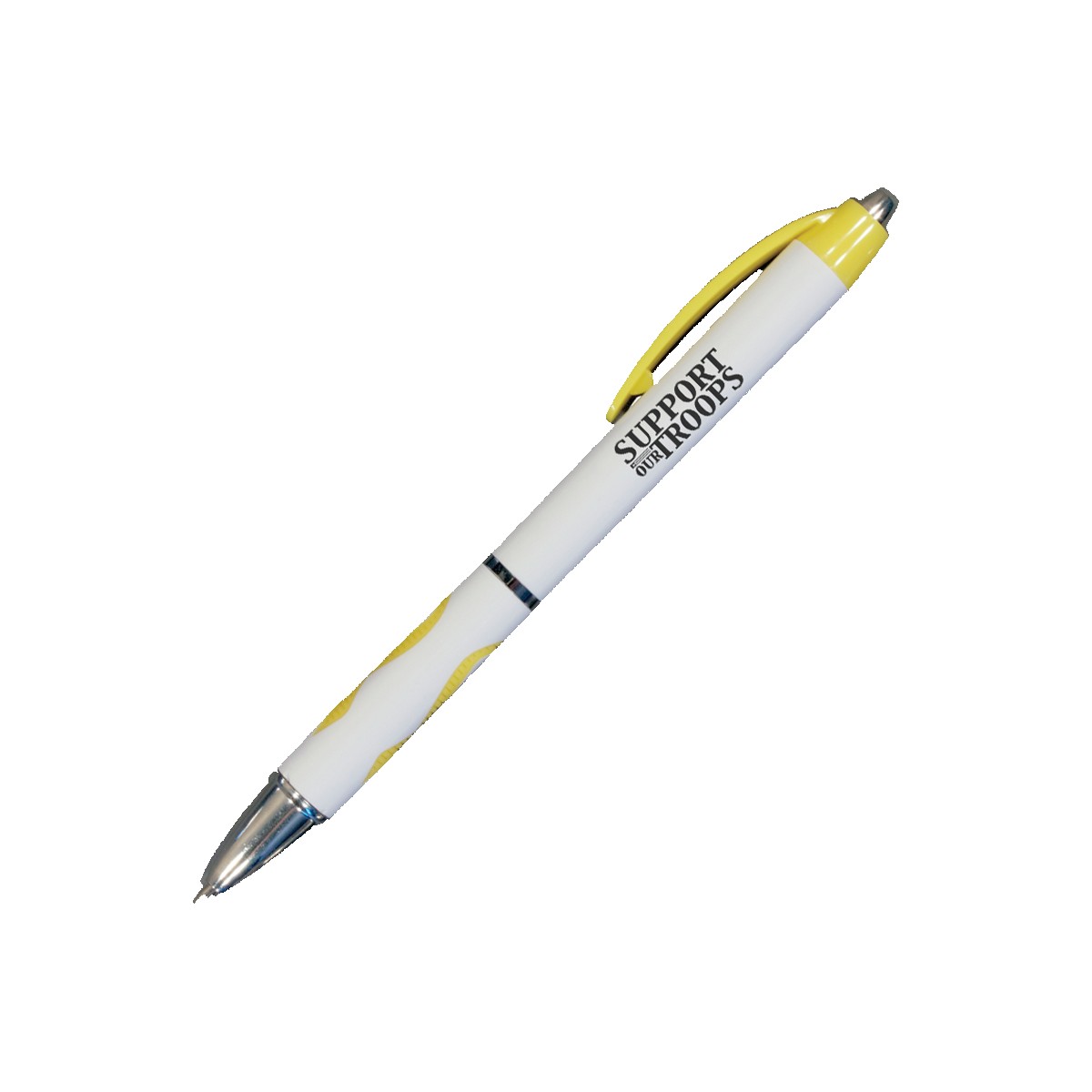 Picture of Awareness Pen w/Ribbed Rubber Grip (Spot Color)