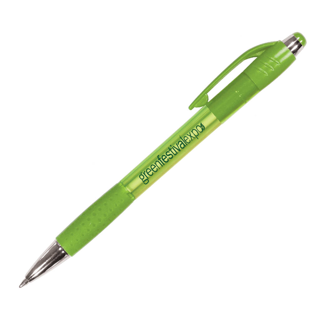 Picture of Mardi Gras Grip Pen w/Blue Ink
