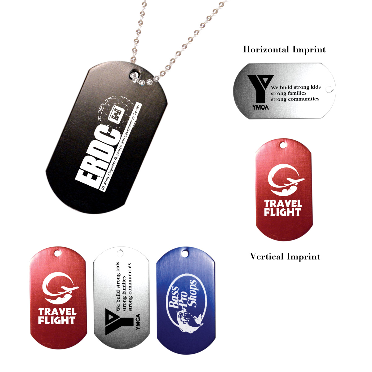 Picture of Metal Dog Tag w/23 1/2" Chain (Spot Color)