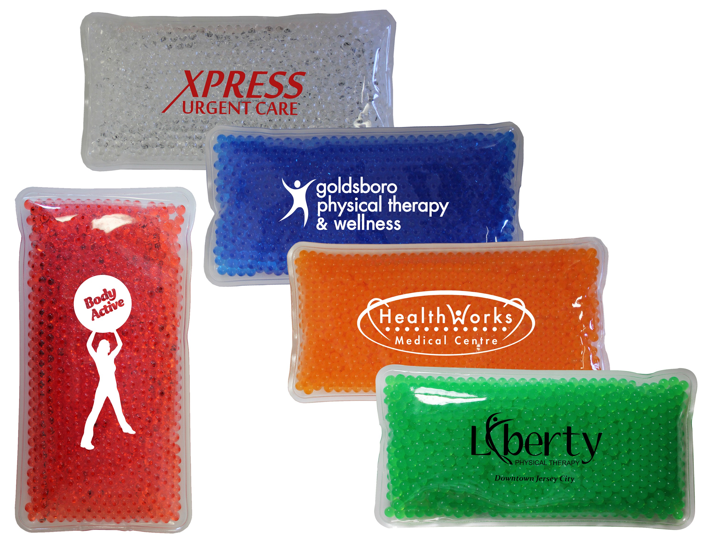 Picture of Rectangle Gel Bead Hot/Cold Pack (Spot Color)