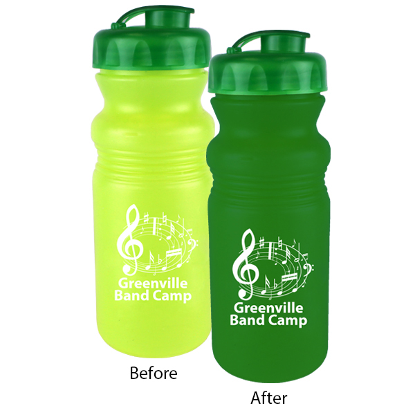 Picture of 20 Oz. Sun Fun Cycle Bottle w/Flip Top Lid