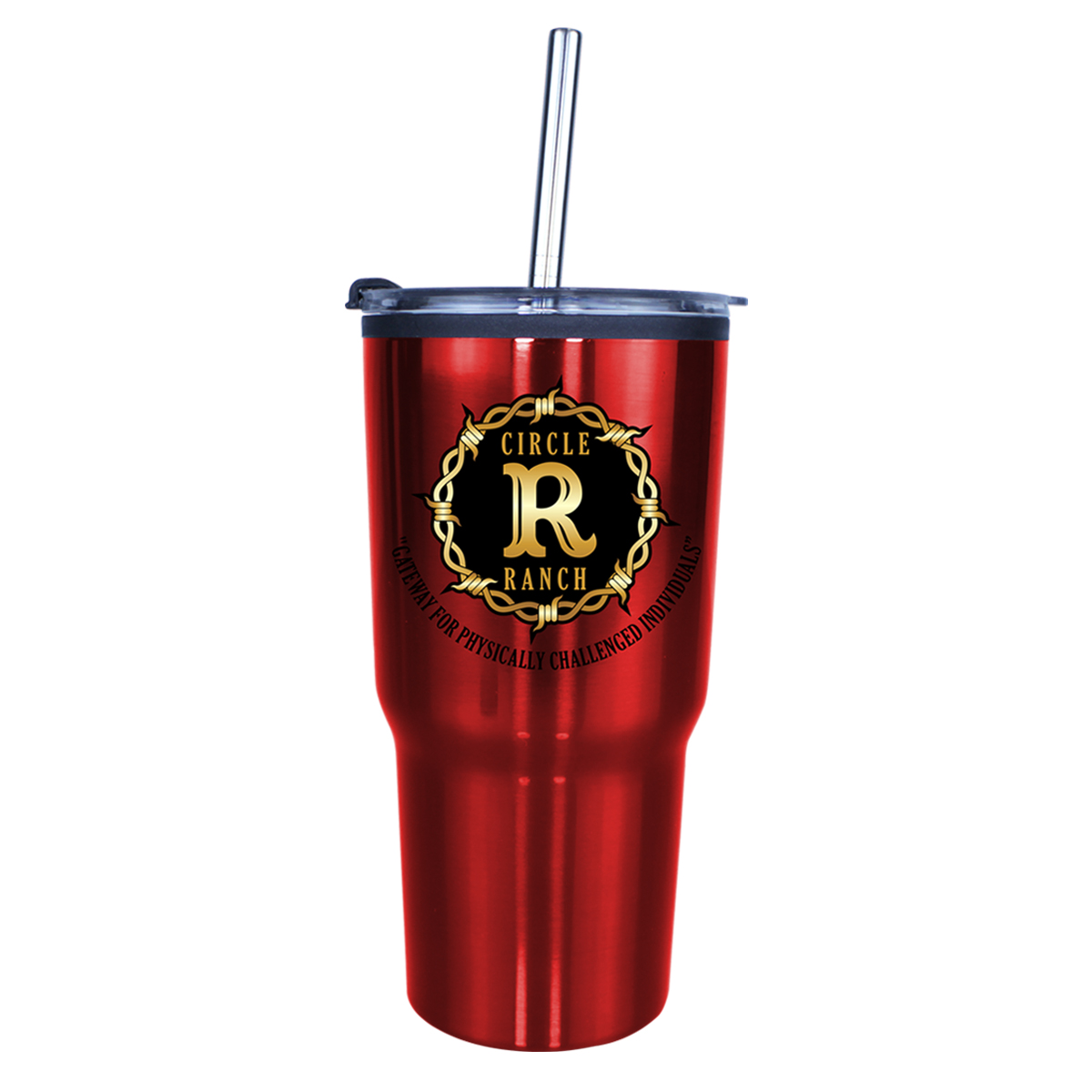 Picture of 20 Oz. Ares Tumbler w/Stainless Straw/Flip Top Lid (Full Color Digital)