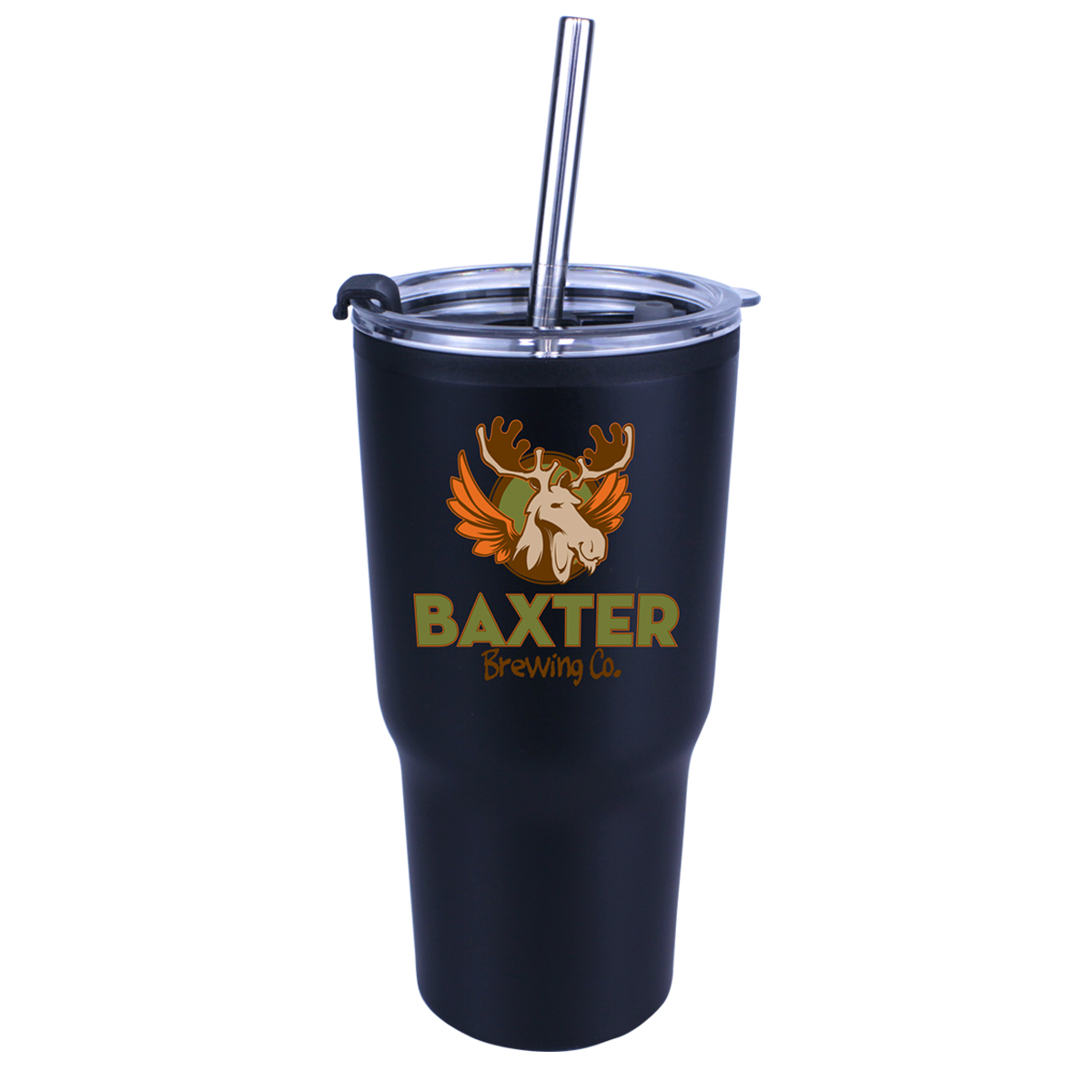 Picture of 20 Oz. Ares Tumbler w/Stainless Straw/Flip Top Lid (Full Color Digital)