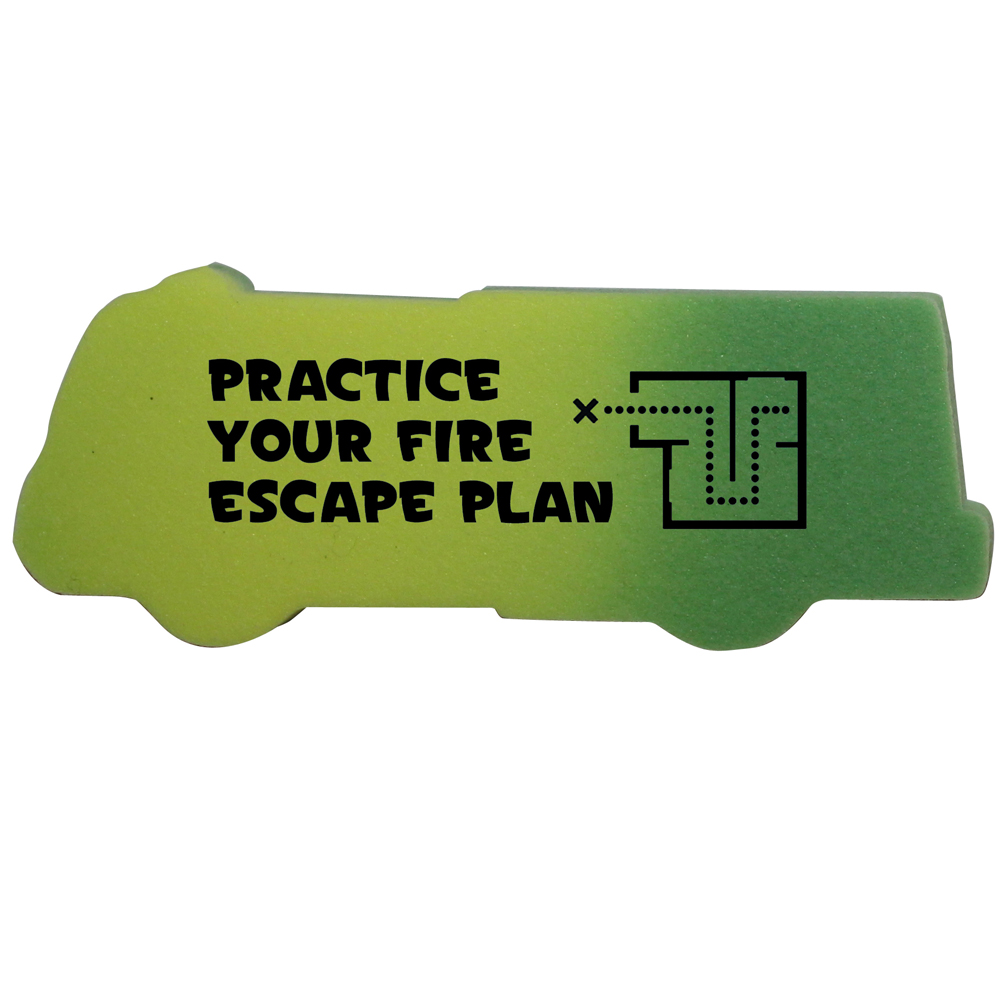 Picture of Mood Fire Truck Die Cut Erasers