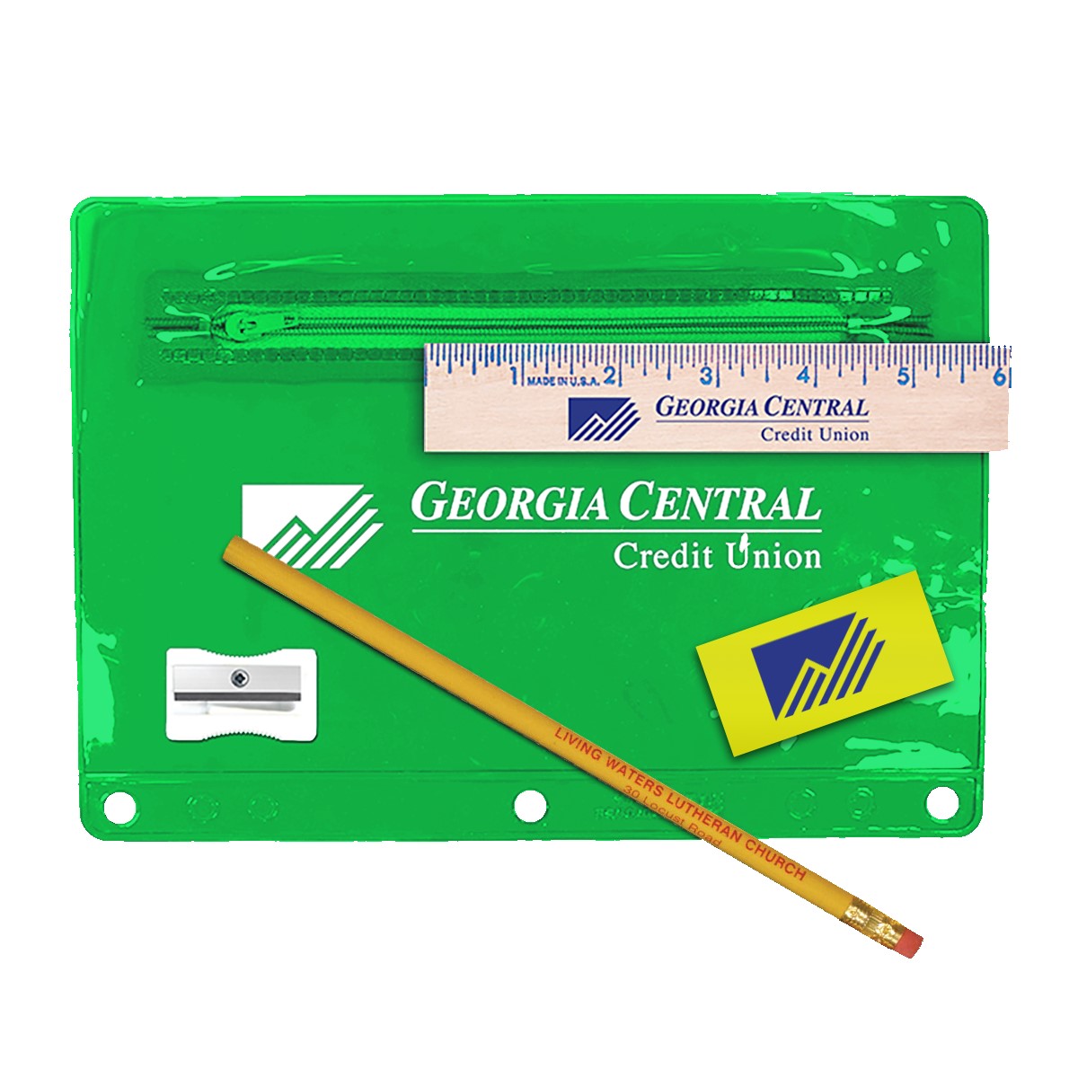 Picture of Premium Transparent School Kit with 1 Pencil
