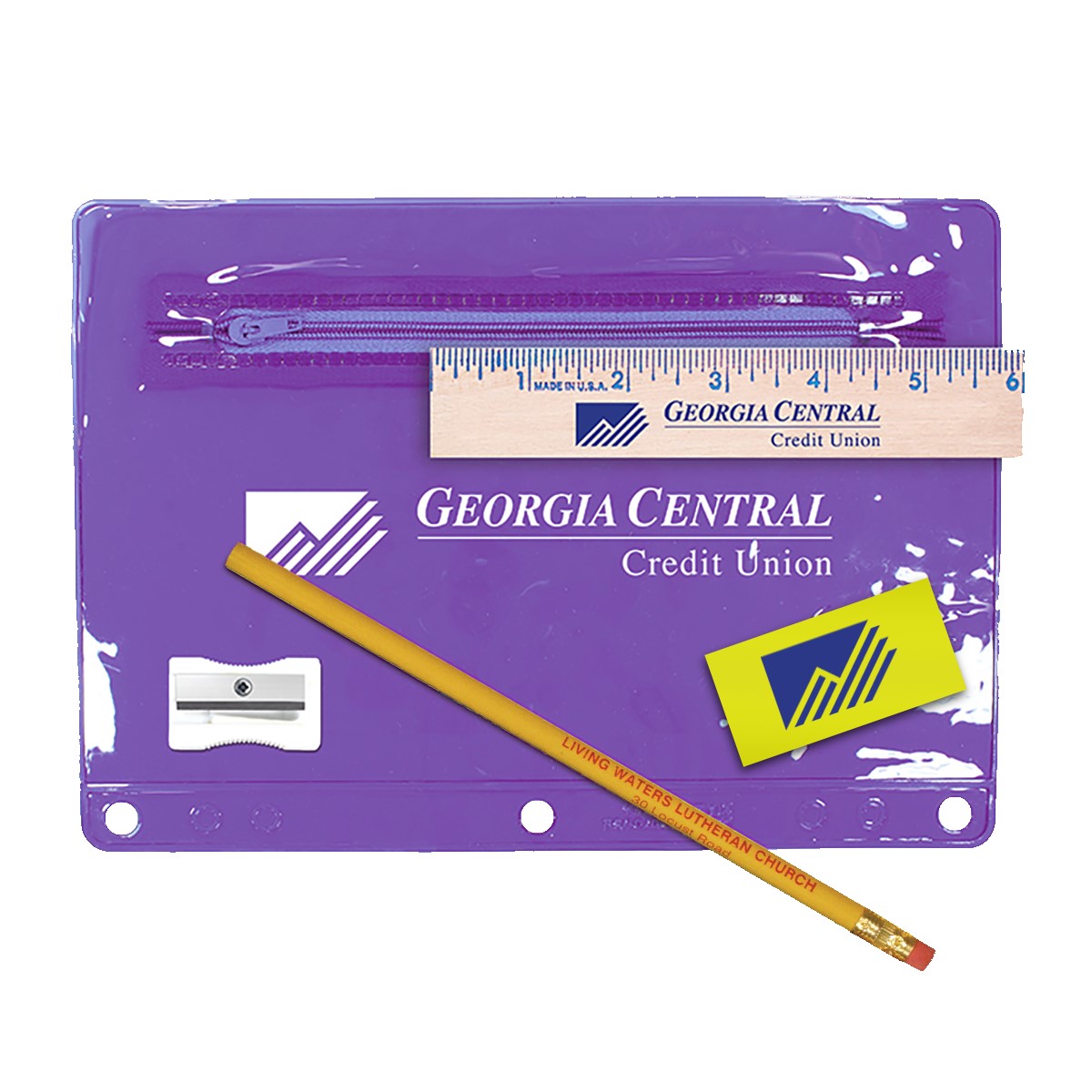 Picture of Premium Transparent School Kit with 1 Pencil
