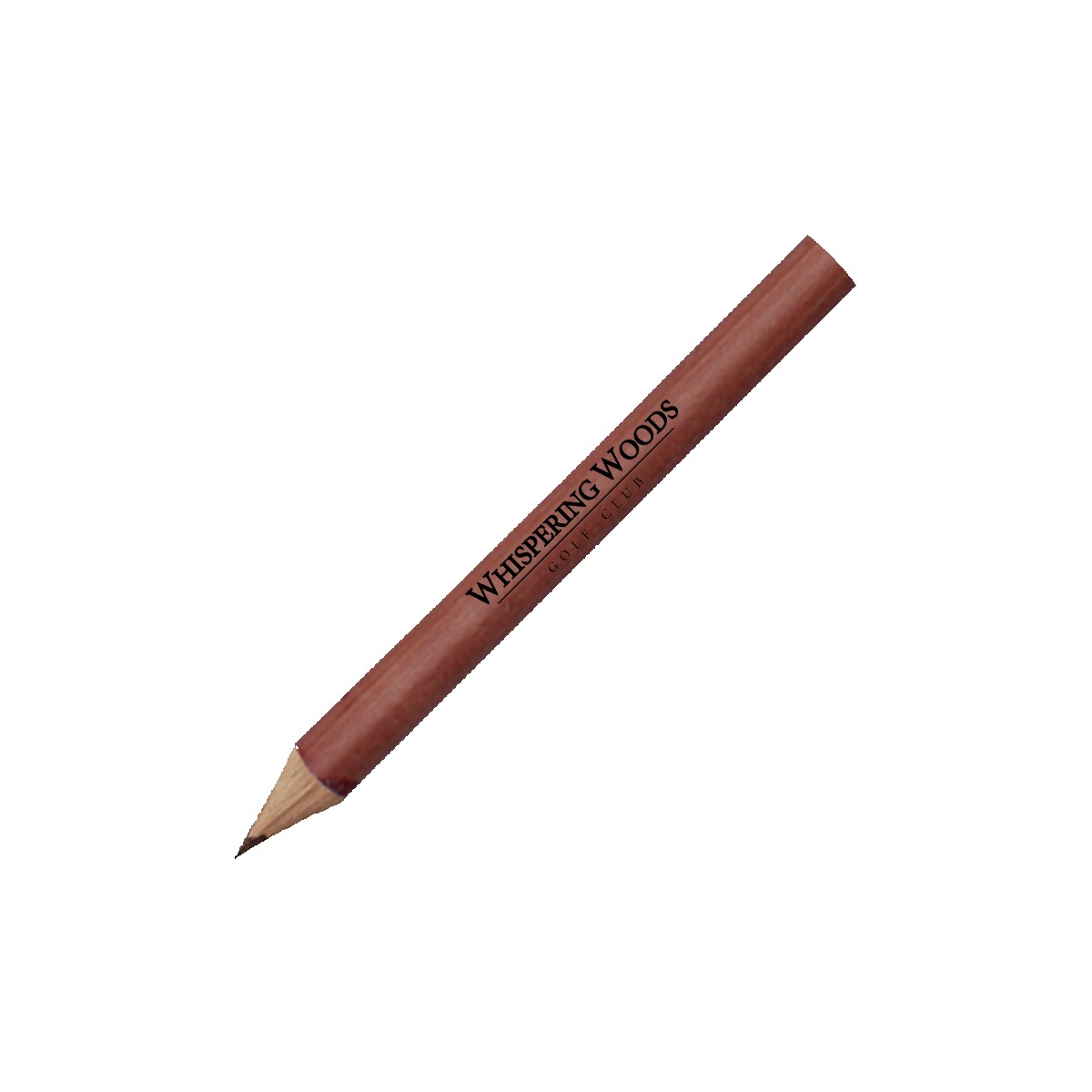 Picture of Round Natural Finish Golf Pencil