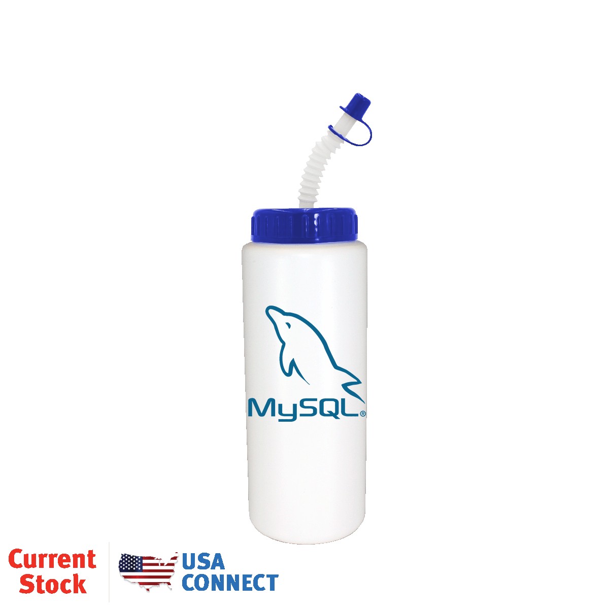 Picture of 32 Oz. Sports Bottle w/Flexible Straw (Spot Color)