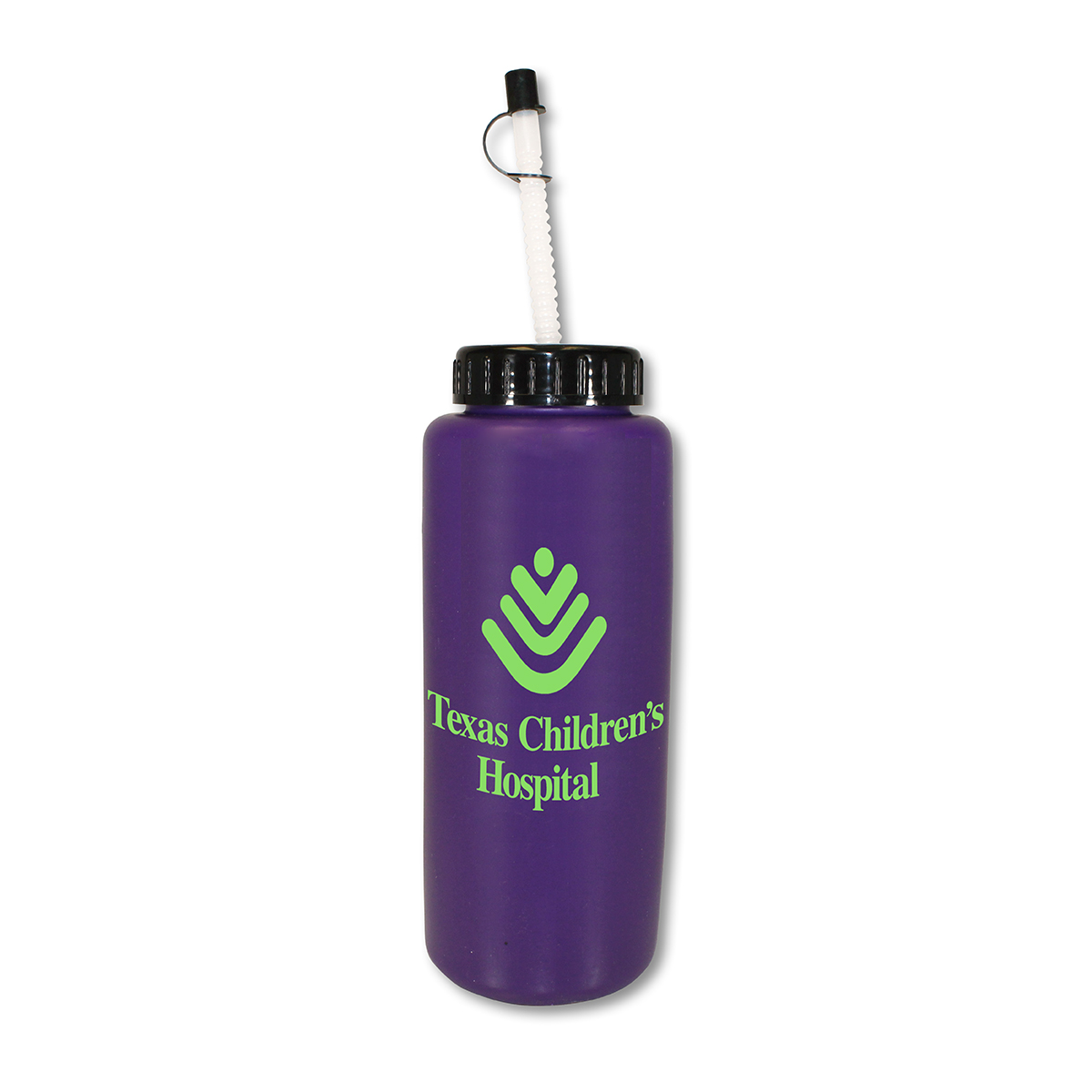 Picture of 32 Oz. Grip Bottle w/Flexible Straw (Spot Color)