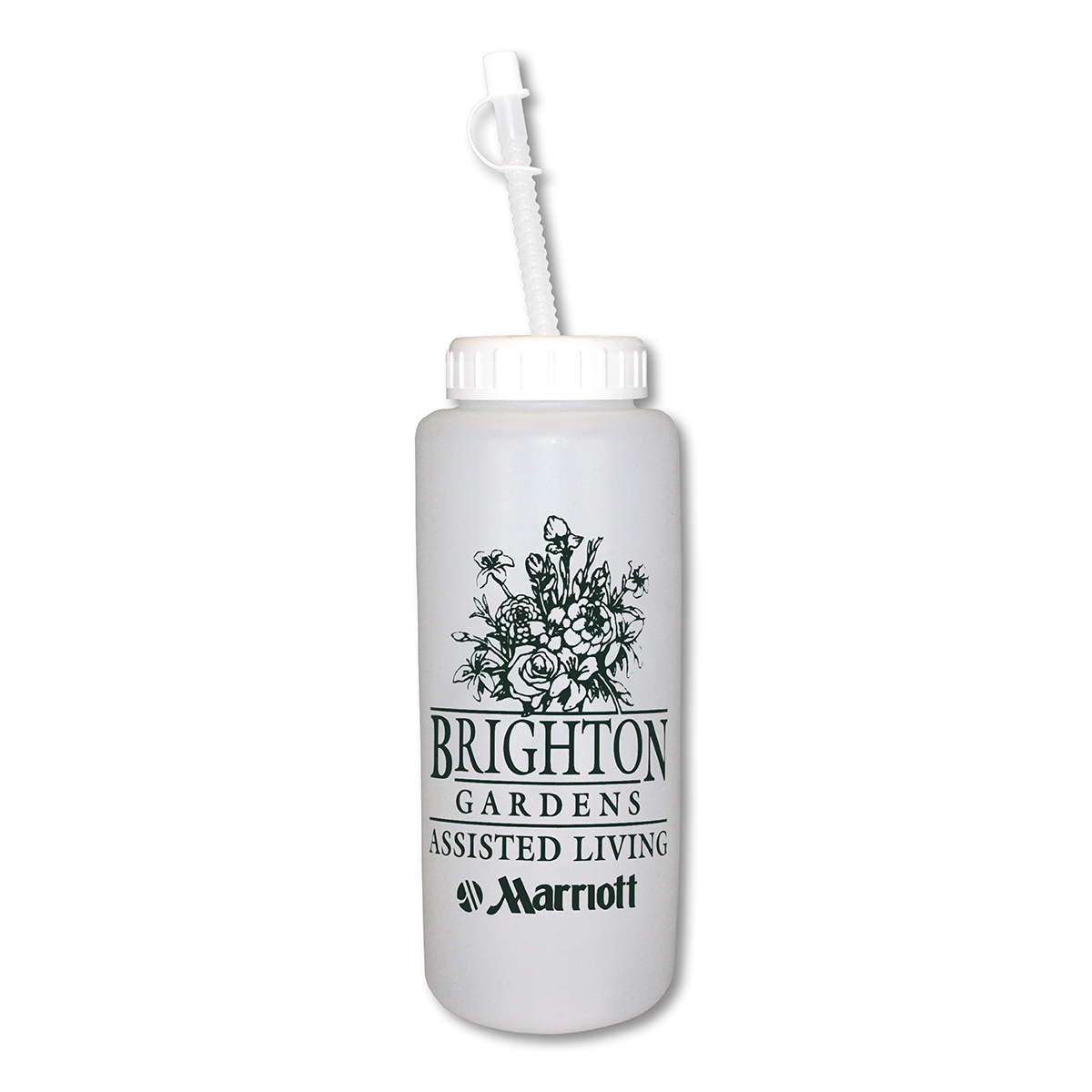 Picture of 32 Oz. Grip Bottle w/Flexible Straw (Spot Color)