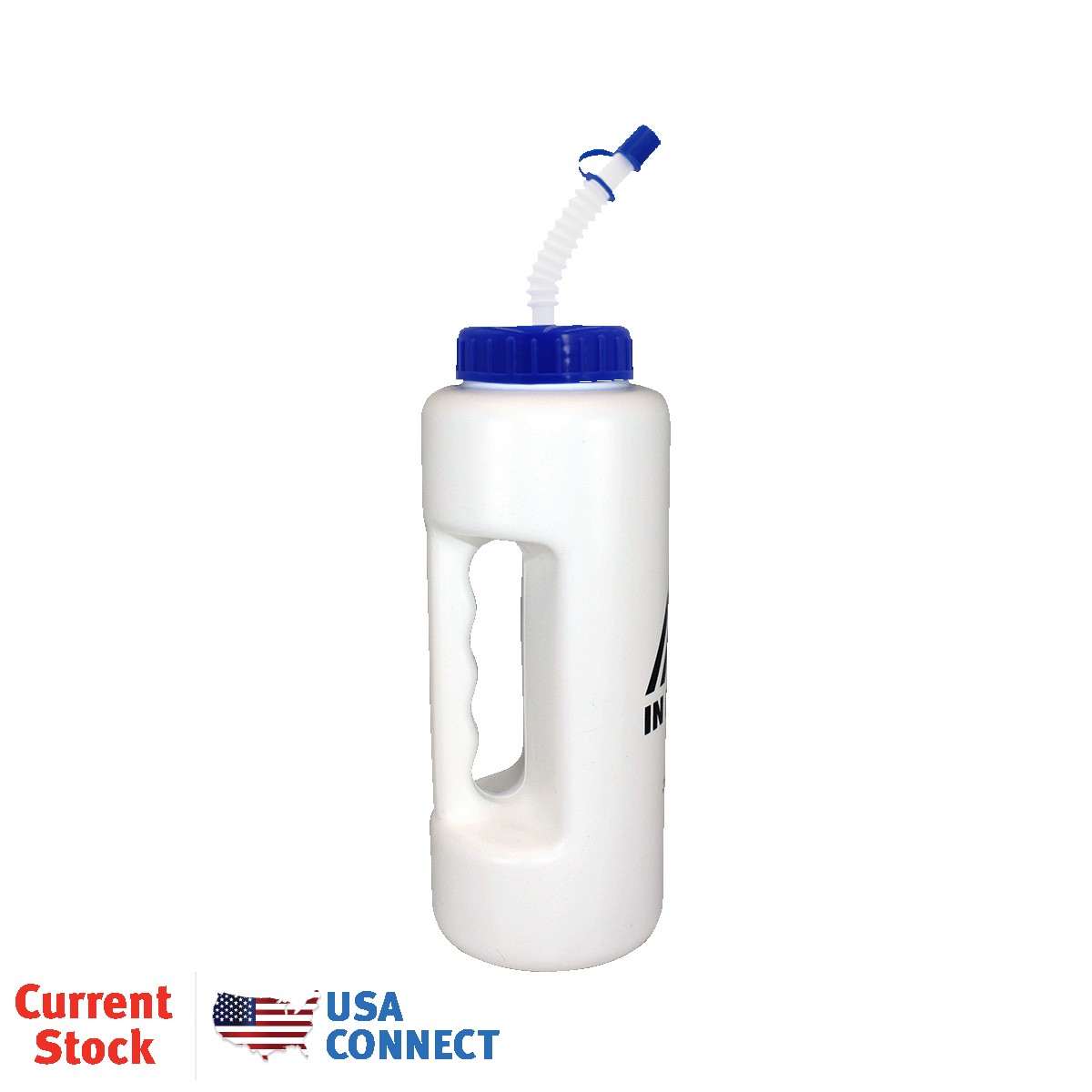 Picture of 32 Oz. Grip Bottle w/Flexible Straw (Spot Color)