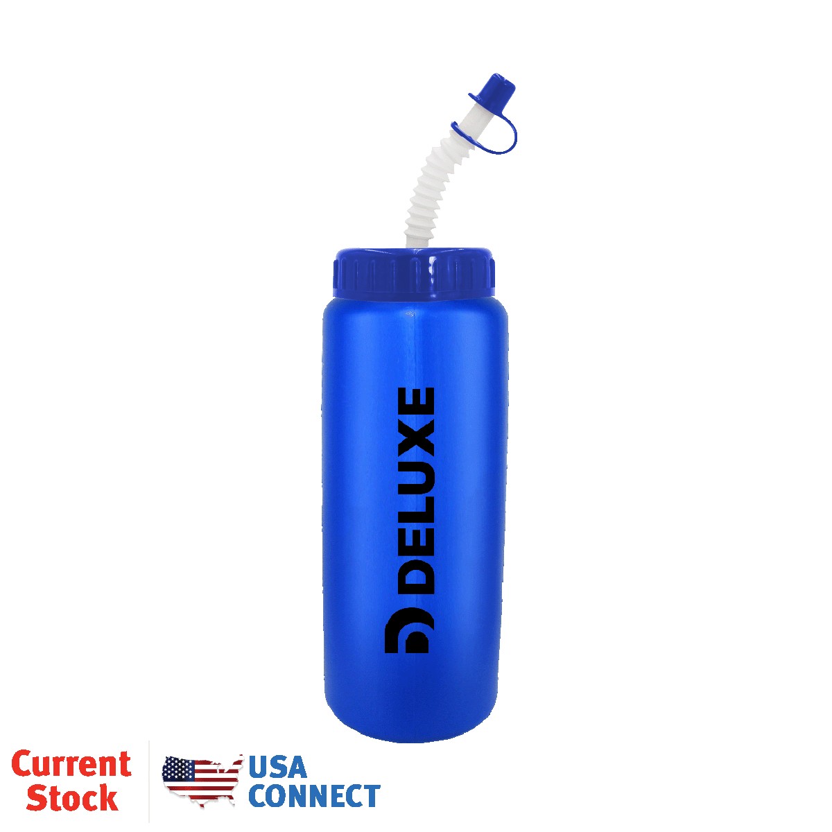 Picture of 32 Oz. Grip Bottle w/Flexible Straw (Spot Color)