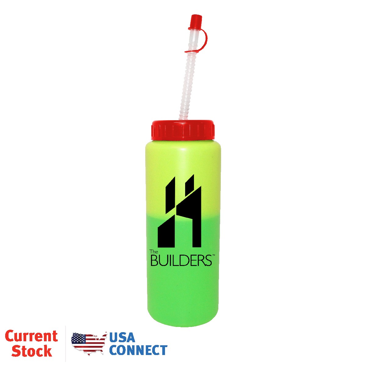 Picture of 32 Oz. Mood Sports Bottle w/Flexible Straw (Spot Color)