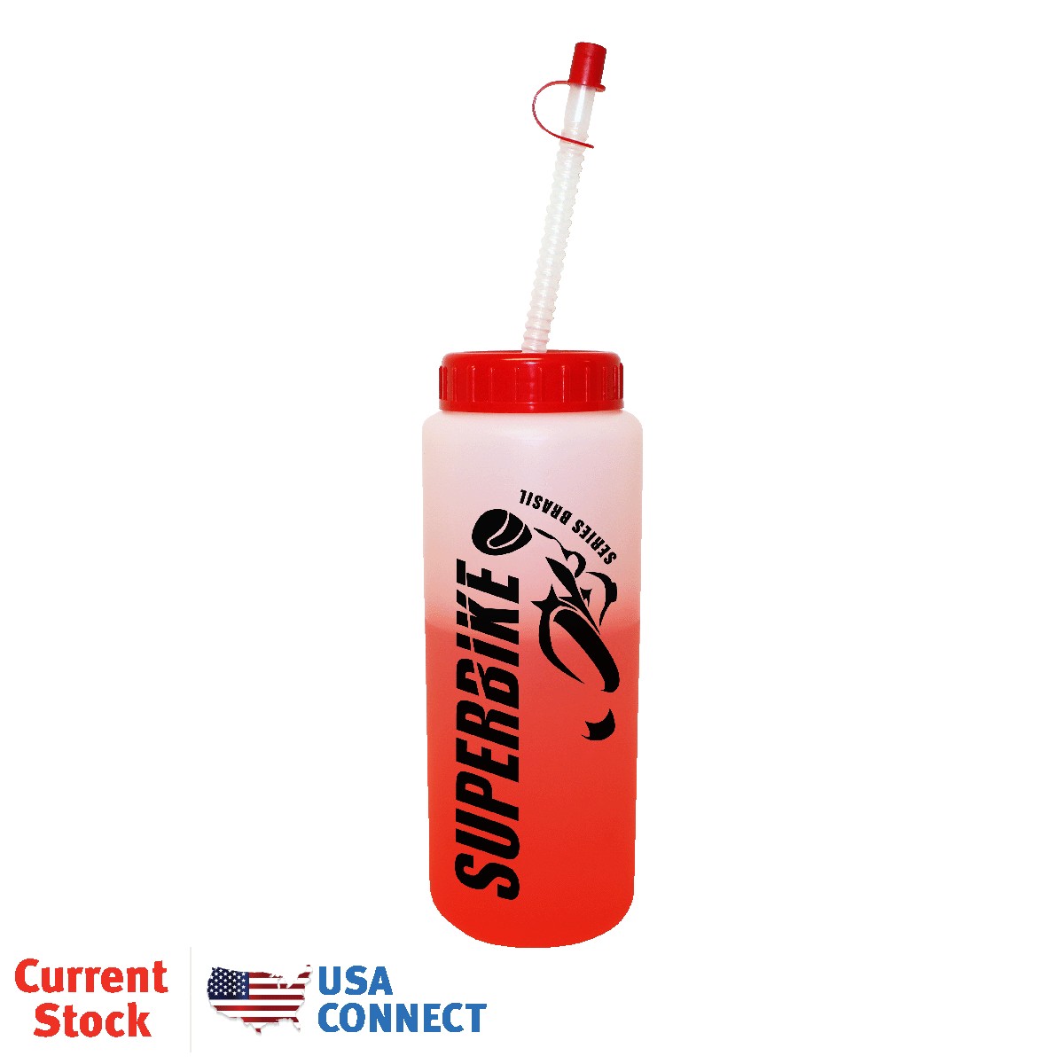 Picture of 32 Oz. Mood Sports Bottle w/Flexible Straw (Spot Color)