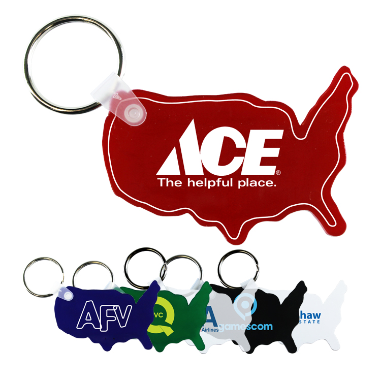 Picture of USA Soft Key Fob (Spot Color)