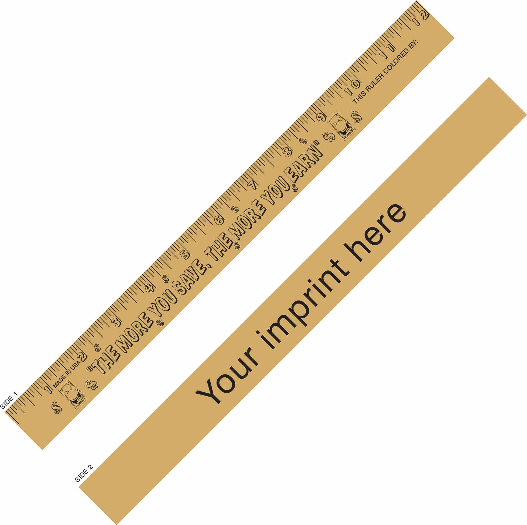 Picture of More Your Save/More You Earn "U" Color Ruler