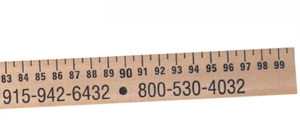 Picture of Natural Finish Meter Stick/Metric Scale Yardstick