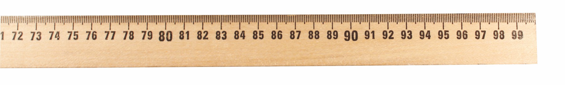 Picture of Natural Finish Meter Stick/Metric Scale Yardstick