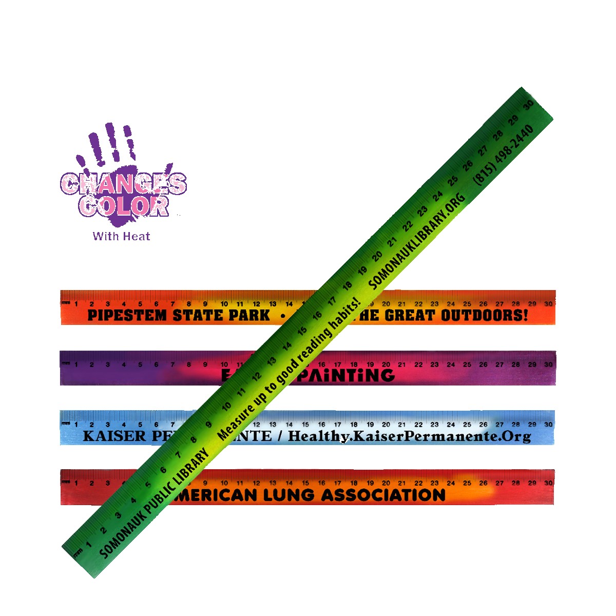 Picture of 30 Cm Mood Wood Ruler